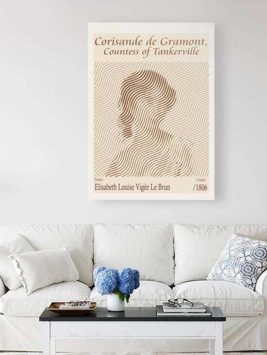 Corisande de Gramont Countess of Tankerville – Elisabeth Louise 1806 by The Hypnotized Art