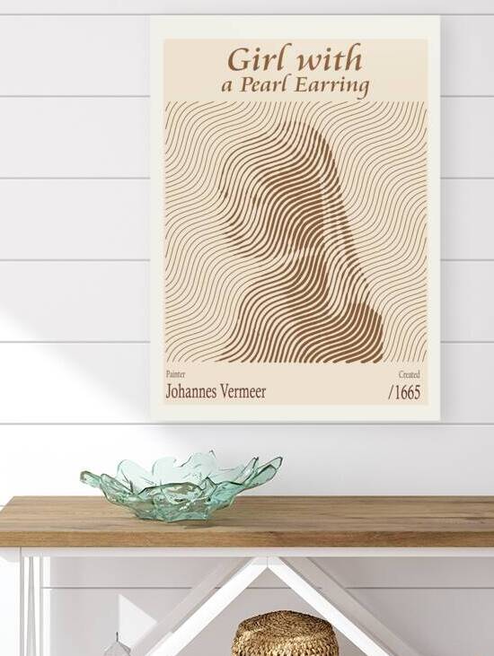 Girl with a Pearl Earring - Johannes Vermeer 1665 by The Hypnotized Art