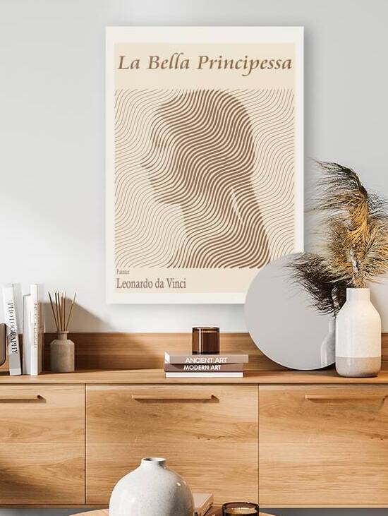 La Bella Principessa – Leonardo da Vinci 1495-6 by The Hypnotized Art