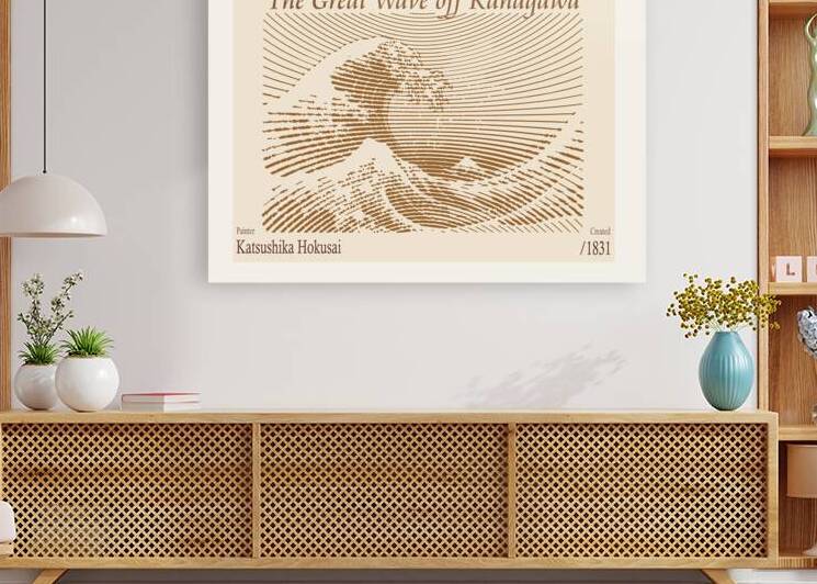 The Great Wave off Kanagawa – Katsushika Hokusa by The Hypnotized Art