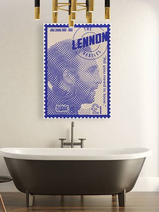 John Lennon Stamps art by The Hypnotized Art
