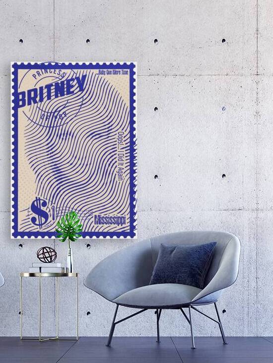 Britney Spears Stamps art by The Hypnotized Art