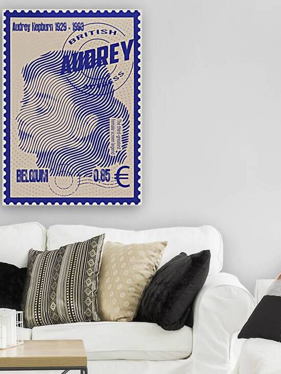 Audrey Hepburn Stamps art by The Hypnotized Art