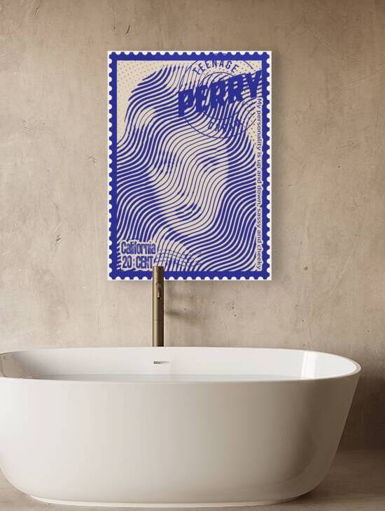 Katy Perry Stamps art by The Hypnotized Art