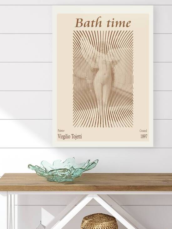 Bath time – Virgilio Tojetti  by The Hypnotized Art