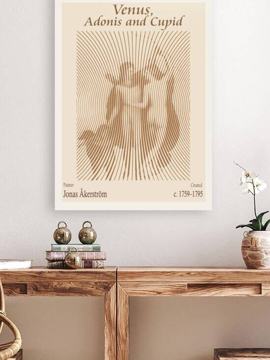 Venus Adonis and Cupid by Jonas Akerstrom   by The Hypnotized Art