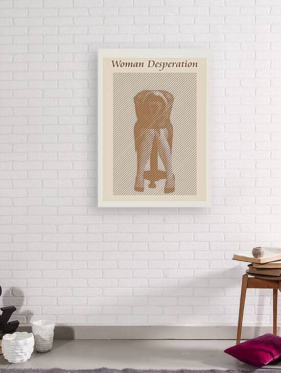 Woman Desperation by The Hypnotized Art