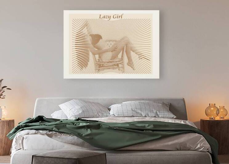 Lazy Girl by The Hypnotized Art
