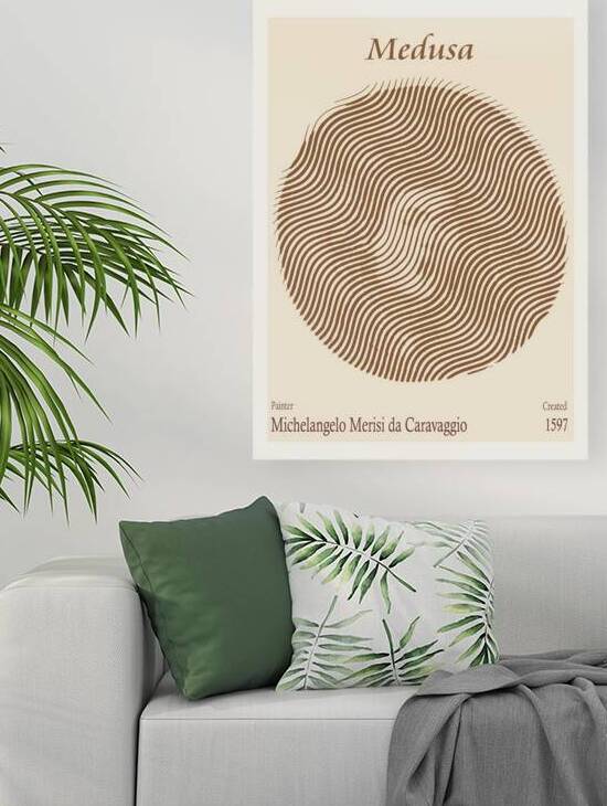 Medusa by Michelangelo Merisi da Caravaggio  by The Hypnotized Art