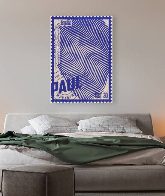 Paul McCartney Stamps art by The Hypnotized Art