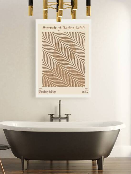 Portrait of Raden Saleh by Woodbury Page 1872  by The Hypnotized Art
