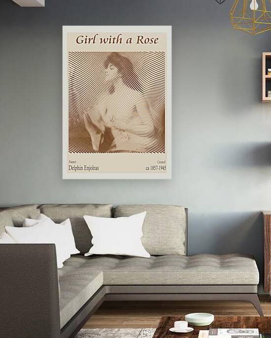 Girl with a rose   by The Hypnotized Art
