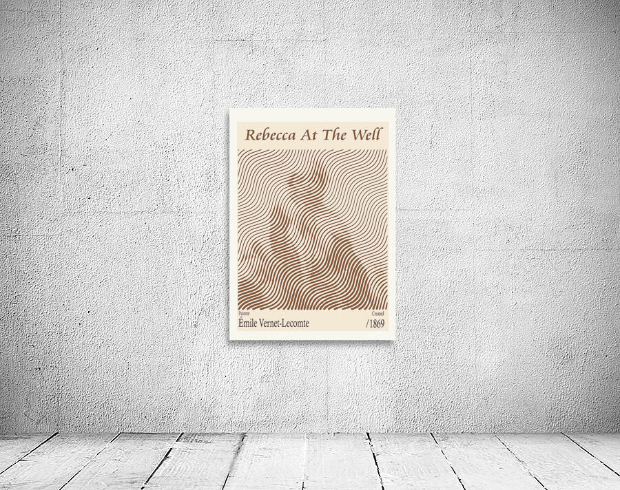 Rebecca At The Well – Emile Vernet-Lecomte 1869 Wall Preview