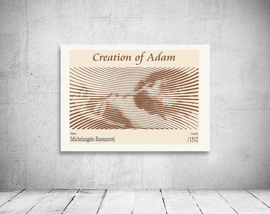Creation of Adam – Michelangelo Buonarroti 1512 Wall Preview