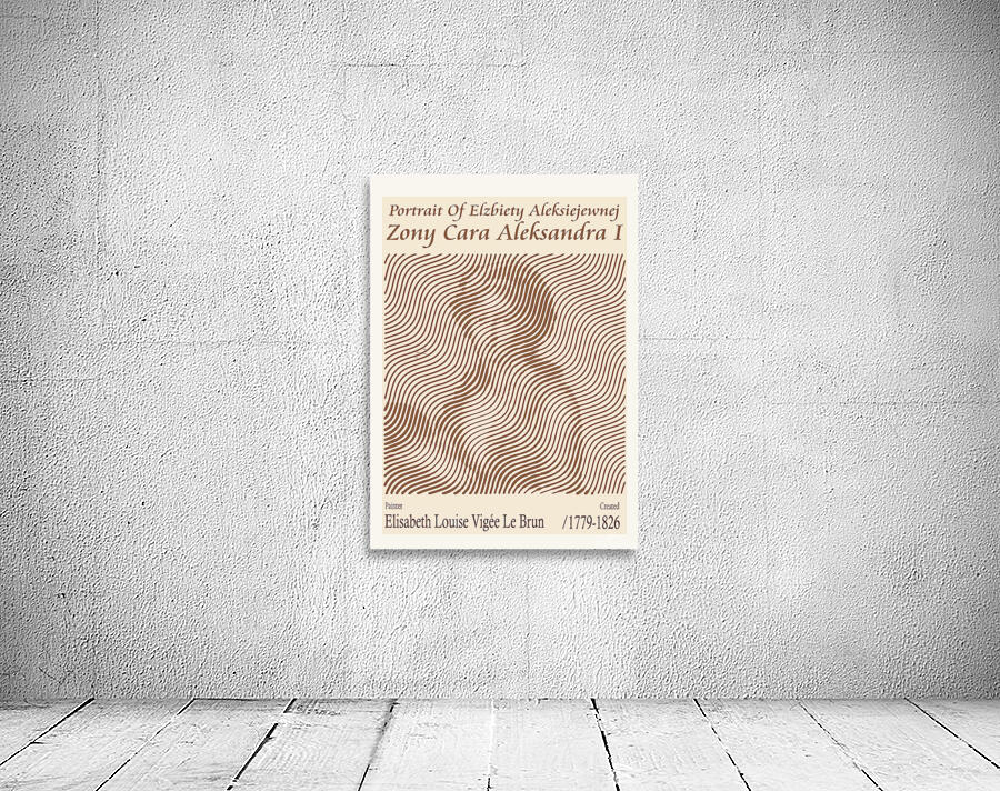 Portrait Of Elzbiety Aleksiejewnej Zony Cara Aleksandra I – Elisabeth Louise Vigee Le Brun 1779-1826 Wall Preview