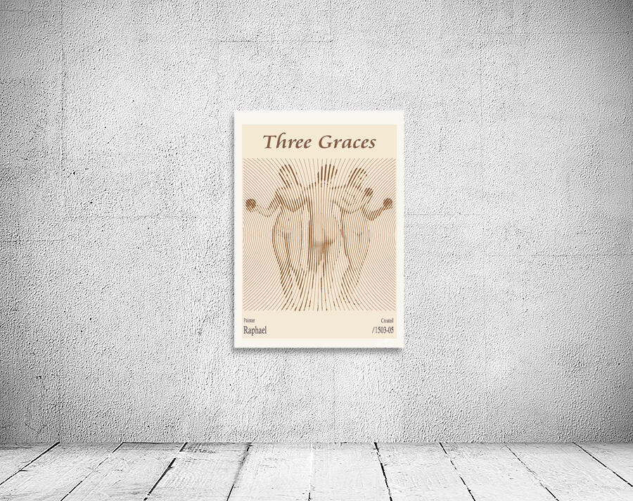Three Graces by Raphael   Wall Preview