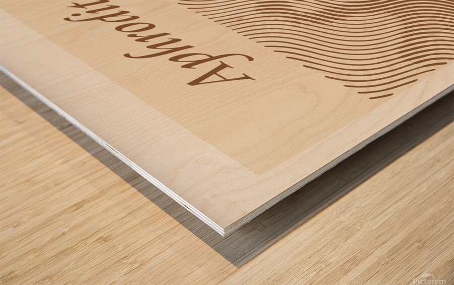 Aphrodite – Otto Lingner 1892 Wood print