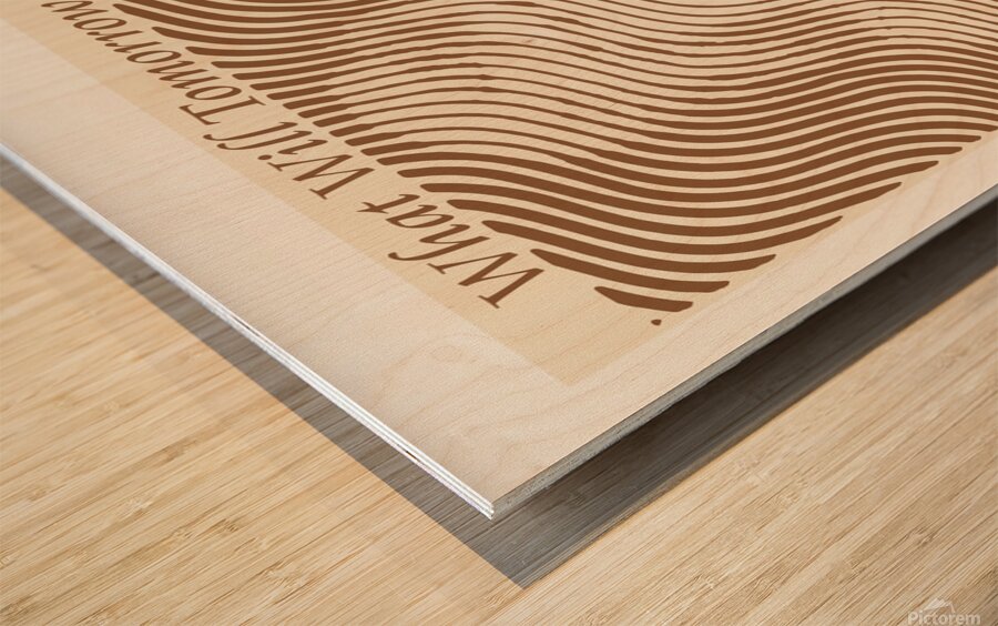 What Will Tomorrow Be – Kate Perugini 1879 Wood print