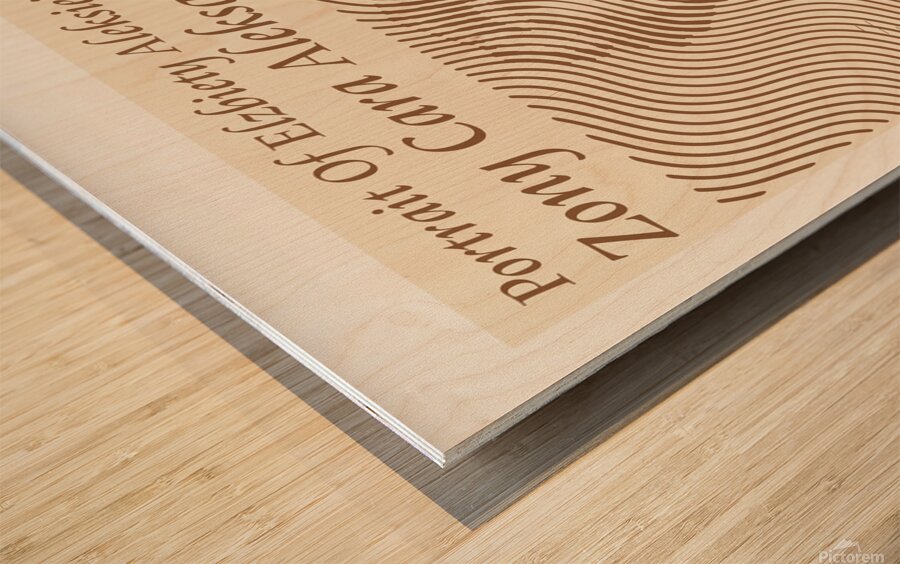 Portrait Of Elzbiety Aleksiejewnej Zony Cara Aleksandra I – Elisabeth Louise Vigee Le Brun 1779-1826 Wood print