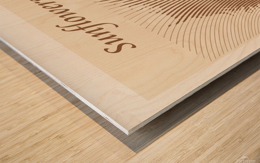 Sunflowers – Vincent van Gogh 1888 Wood print