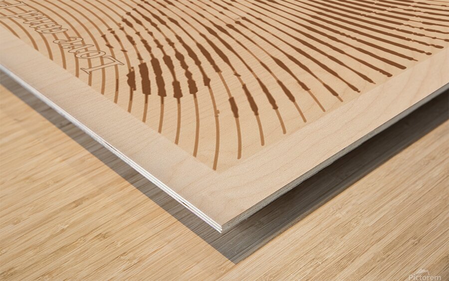 Love and Psyche 1817   Wood print