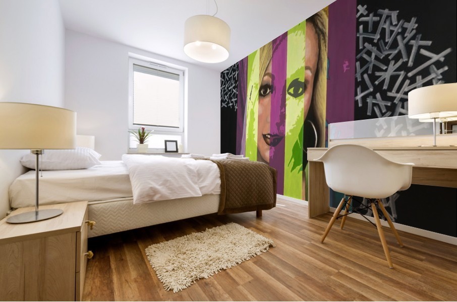 Split Personality Mural print