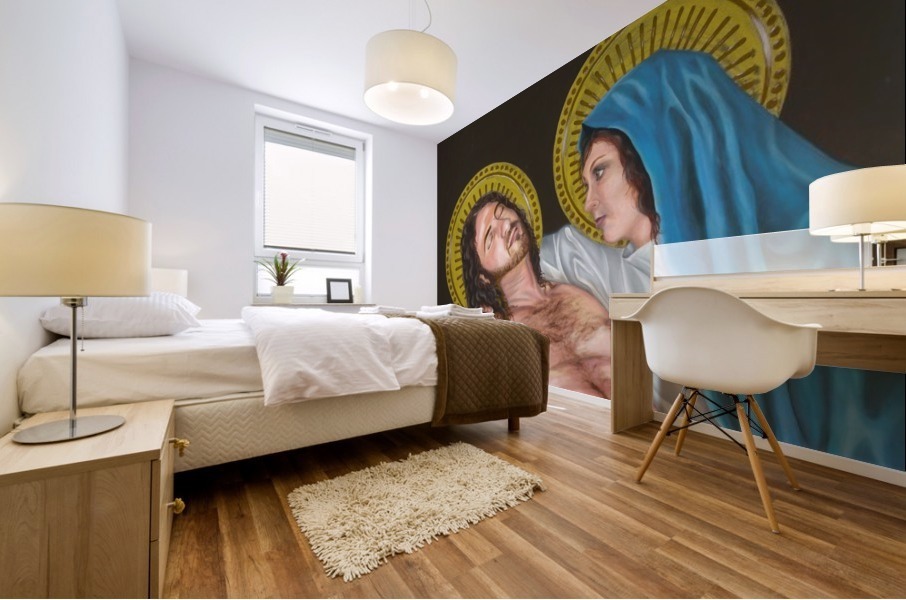 Pieta Mural print
