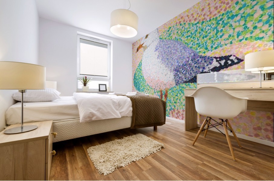 Seagull Mural print