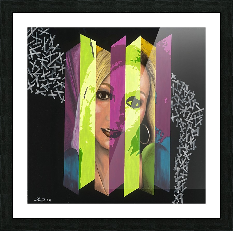 Split Personality Picture Frame print