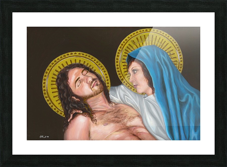 Pieta Picture Frame print