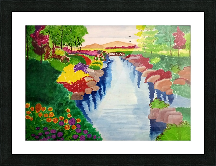 Heidi spring scenery. Picture Frame print