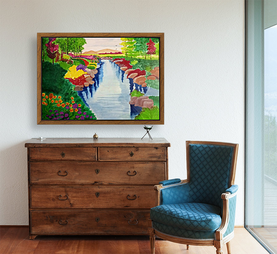 Heidi spring scenery. Reproduction