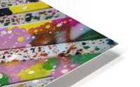 Abstract colour pattern. HD Metal print