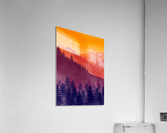 Flat Landscape Mount 4 Acrylic Print