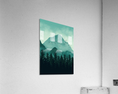 Flat Landscape Mount 2b Acrylic Print