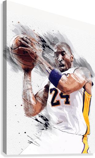 Kobe Bryant 24 Canvas Print