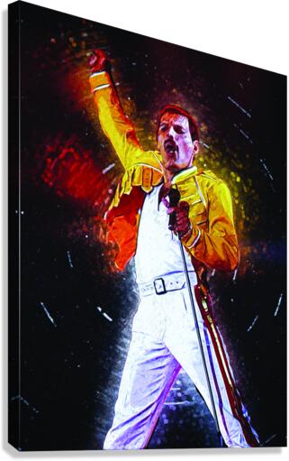 Freddie Mercury Canvas Print