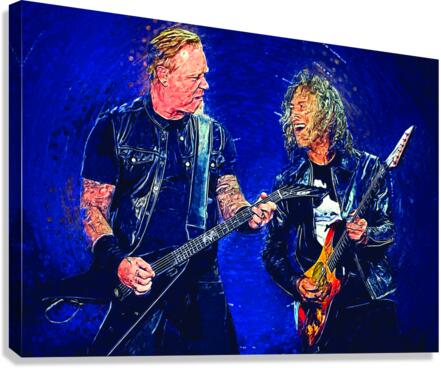 Kirk  ft Hetfield  1 Canvas Print