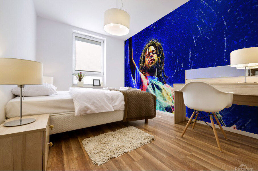 J COLE  Mural print