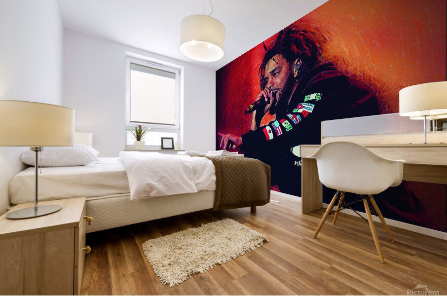 J COLE  Mural print