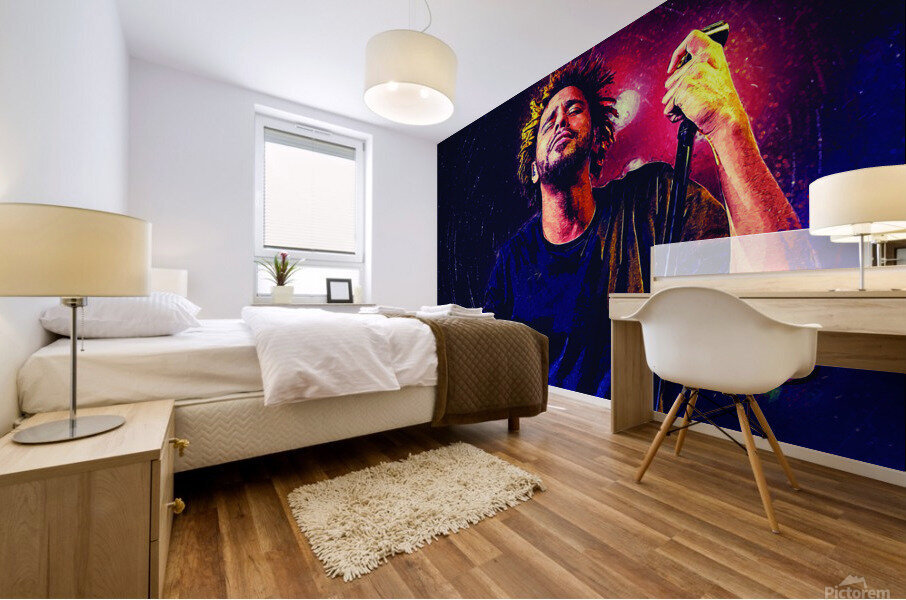 J COLE  Mural print