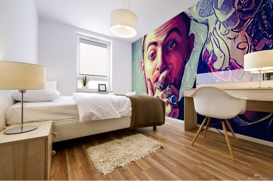 MAC MILLER  Mural print