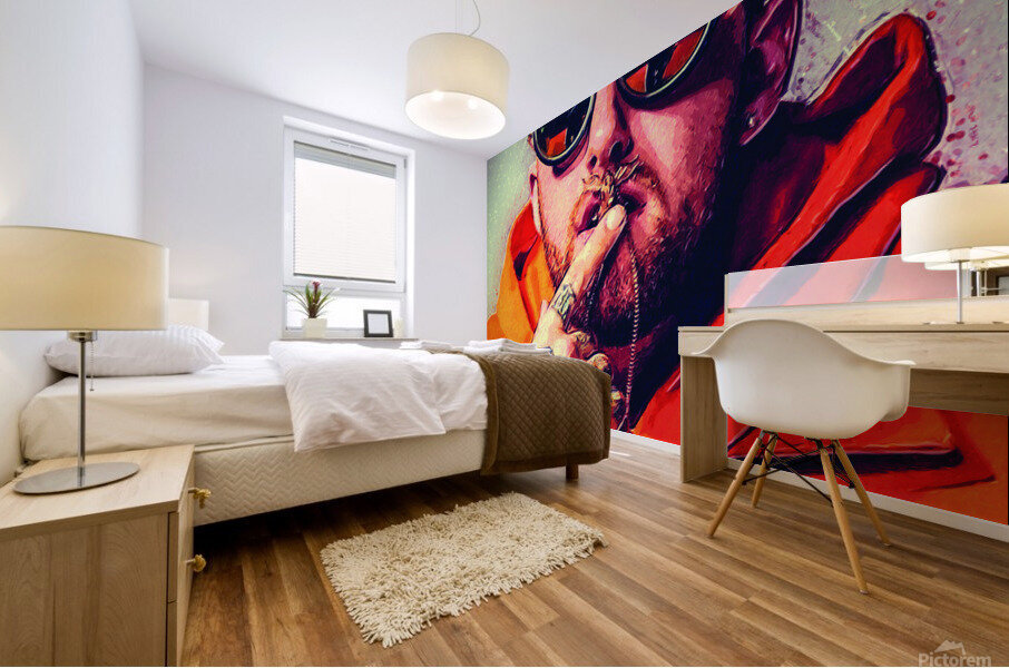 MAC MILLER  Mural print