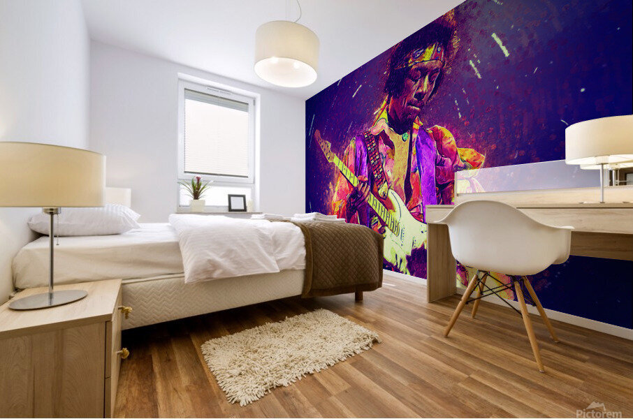 Jimi Hendrix Mural print