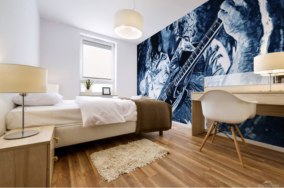 Frank Zappa Mural print