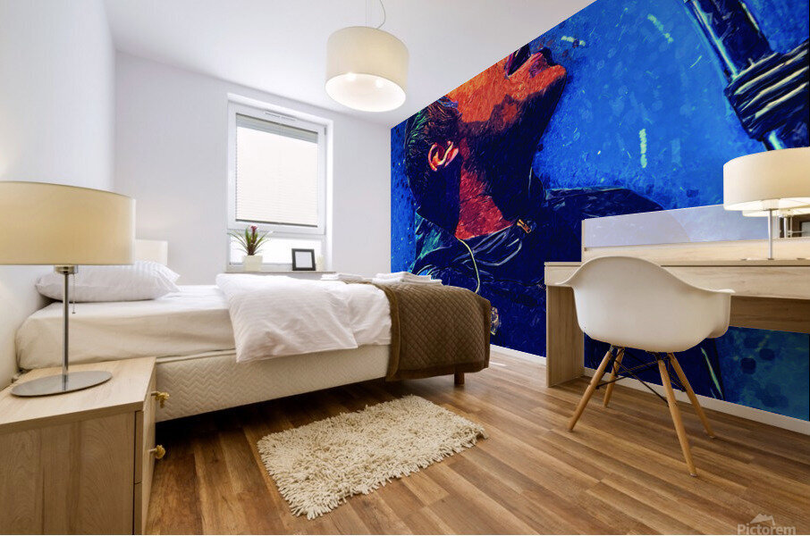 Liam Oasis Mural print
