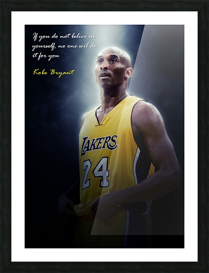 KOBE BRYANT QUOTE Picture Frame print