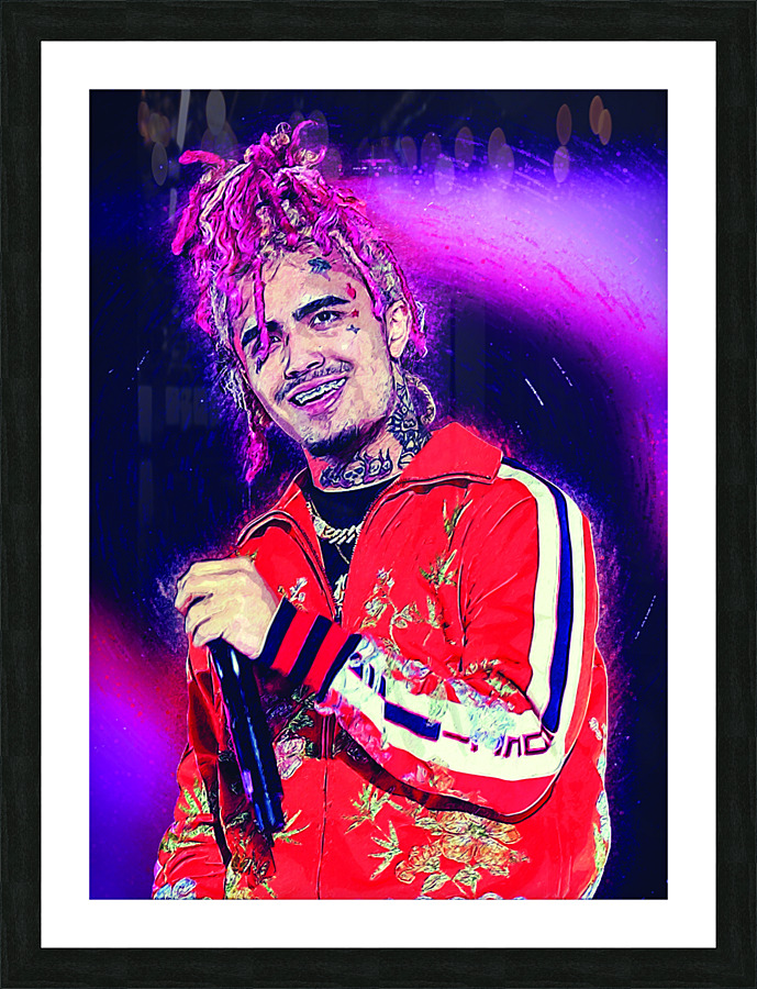 LIL PUMP  Picture Frame print