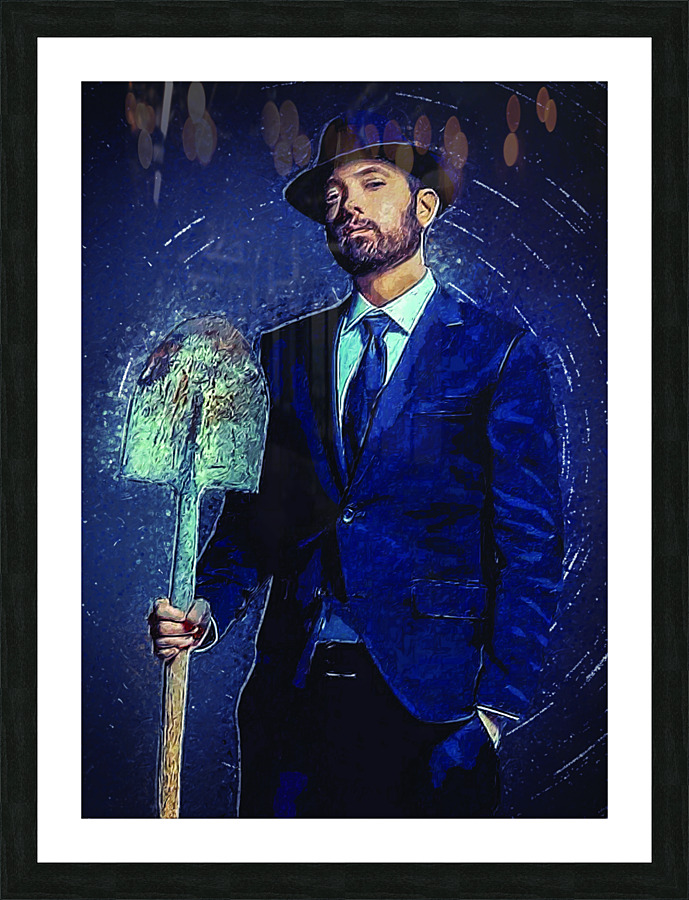 Eminem  Picture Frame print