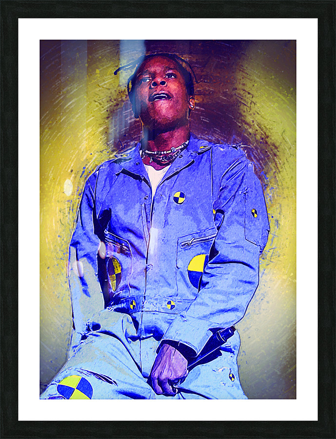 ASAP ROCKY  Picture Frame print